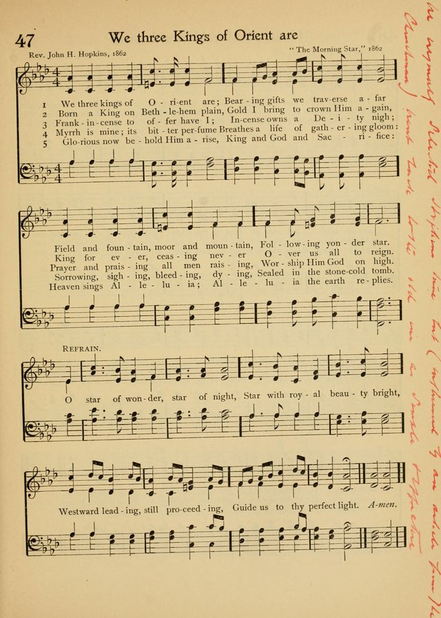 The School Hymnal page 58