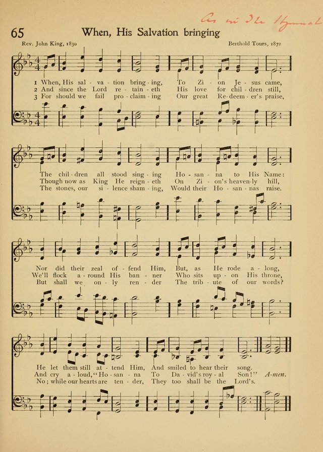 The School Hymnal page 76