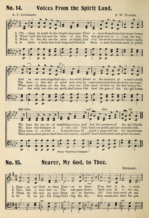 Spiritualist Hymnal page 12