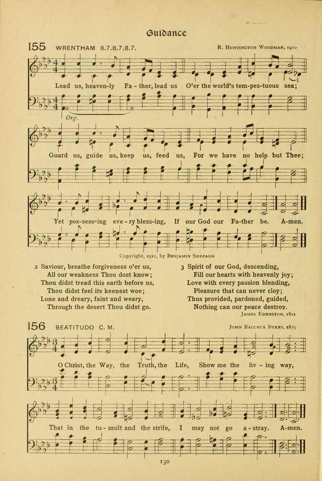 The School Hymnal: a book of worship for young people page 130