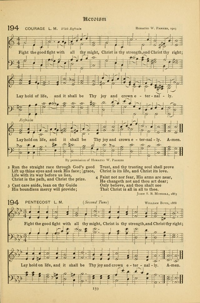 The School Hymnal: a book of worship for young people page 159