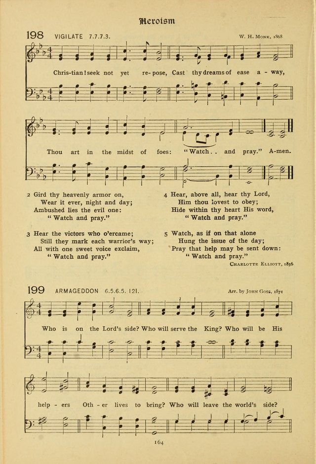 The School Hymnal: a book of worship for young people page 164