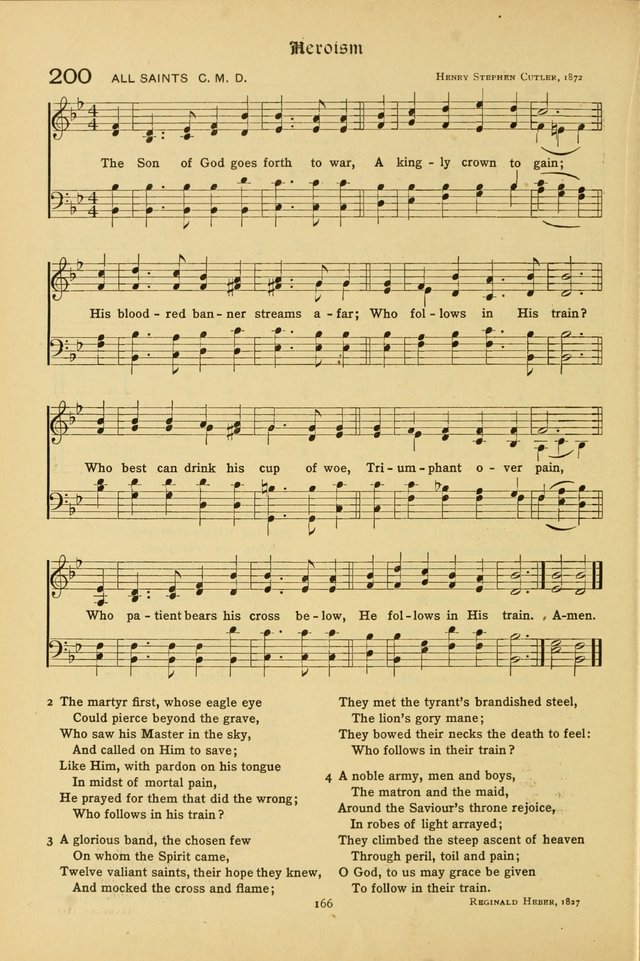 The School Hymnal: a book of worship for young people page 166