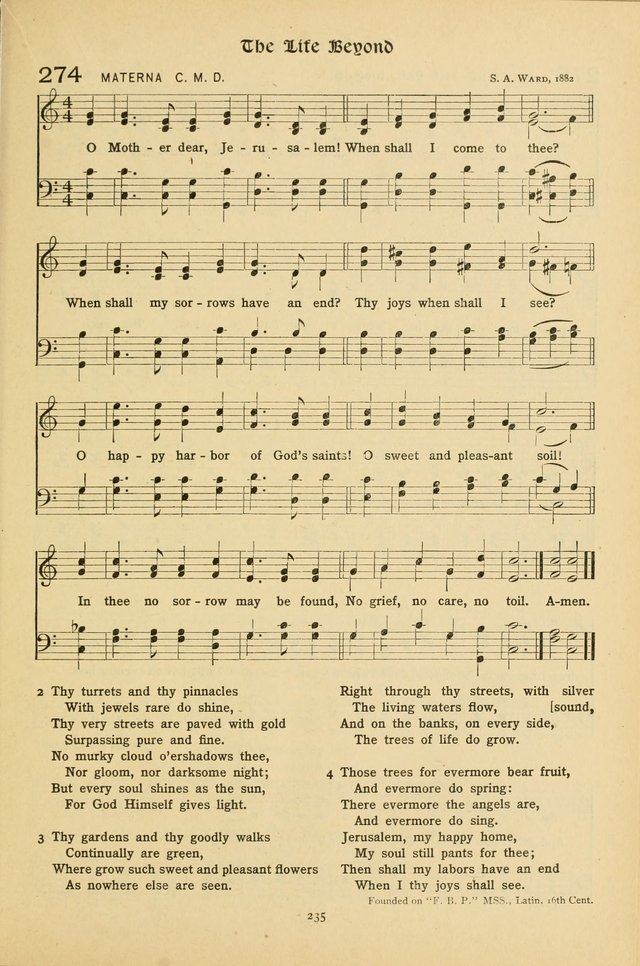 The School Hymnal: a book of worship for young people page 235