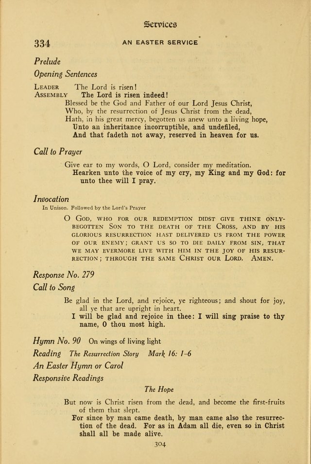 The School Hymnal: a book of worship for young people page 304