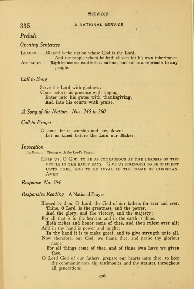 The School Hymnal: a book of worship for young people page 306