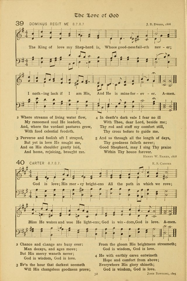 The School Hymnal: a book of worship for young people page 32