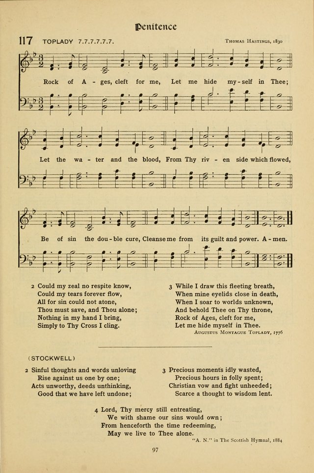 The School Hymnal: a book of worship for young people page 97