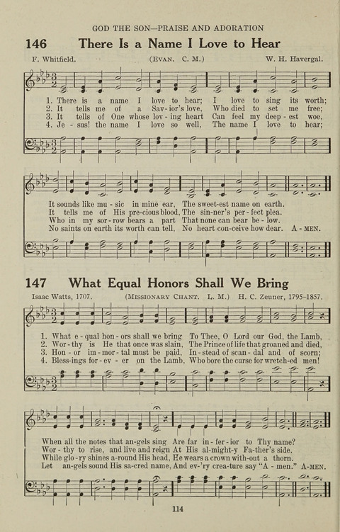 Service Hymnal: with responsive readings, appropriate for all Protestant religious activities page 106