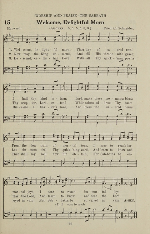 Service Hymnal: with responsive readings, appropriate for all Protestant religious activities page 11