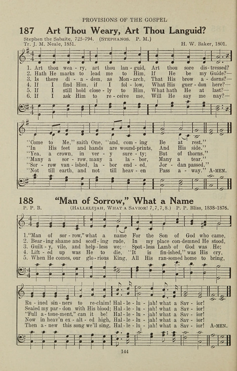 Service Hymnal: with responsive readings, appropriate for all Protestant religious activities page 136