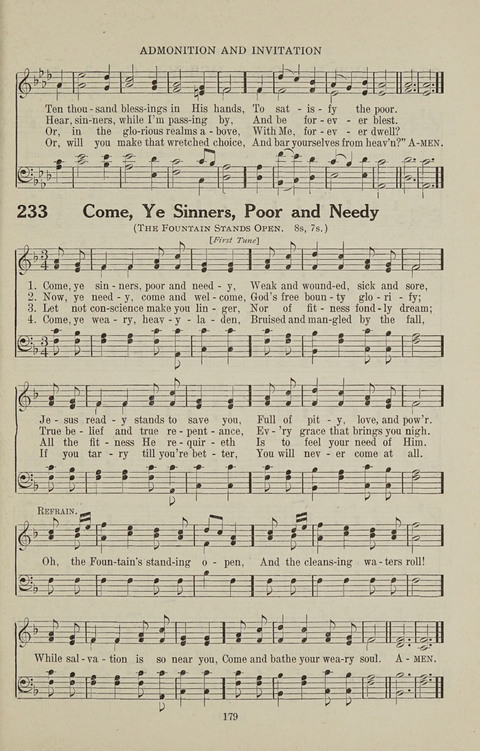 Service Hymnal: with responsive readings, appropriate for all Protestant religious activities page 171