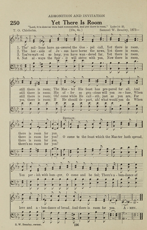 Service Hymnal: with responsive readings, appropriate for all Protestant religious activities page 188