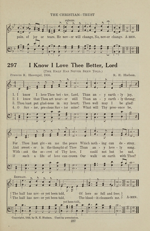 Service Hymnal: with responsive readings, appropriate for all Protestant religious activities page 229