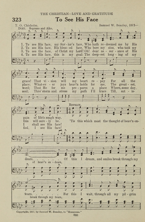 Service Hymnal: with responsive readings, appropriate for all Protestant religious activities page 252