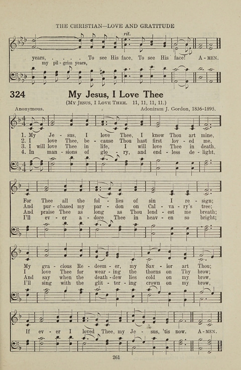 Service Hymnal: with responsive readings, appropriate for all Protestant religious activities page 253