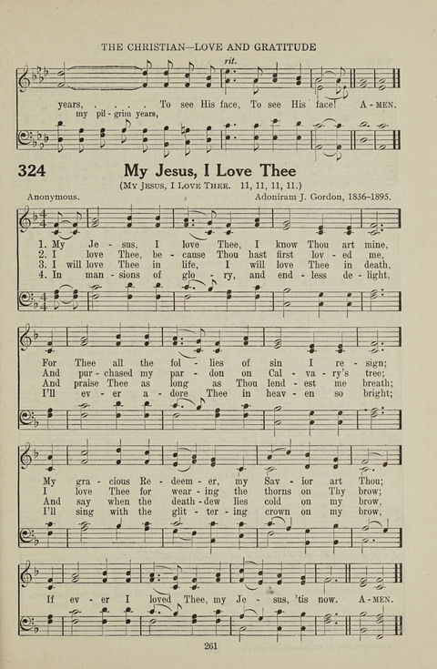 Service Hymnal: with responsive readings, appropriate for all Protestant religious activities page 253