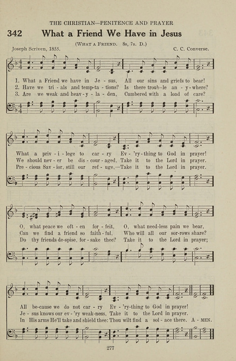 Service Hymnal: with responsive readings, appropriate for all Protestant religious activities page 269