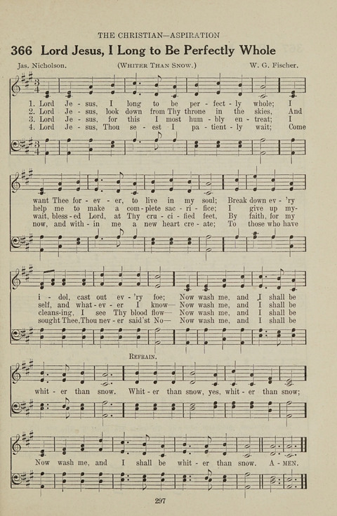 Service Hymnal: with responsive readings, appropriate for all Protestant religious activities page 289