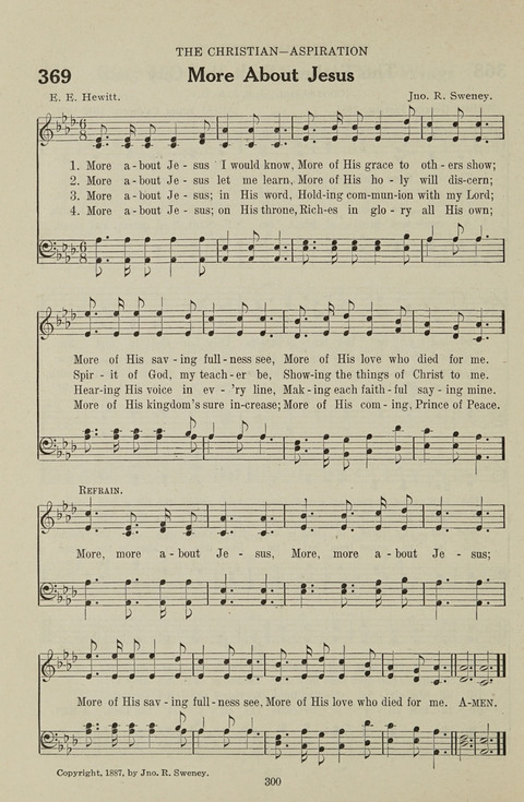 Service Hymnal: with responsive readings, appropriate for all Protestant religious activities page 292