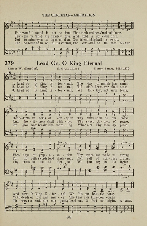 Service Hymnal: with responsive readings, appropriate for all Protestant religious activities page 301