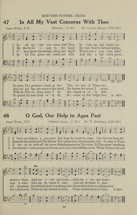 Service Hymnal: with responsive readings, appropriate for all Protestant religious activities page 31