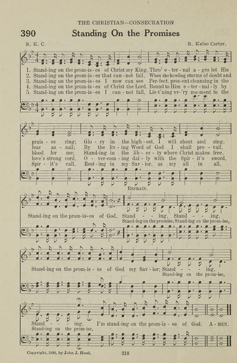 Service Hymnal: with responsive readings, appropriate for all Protestant religious activities page 310