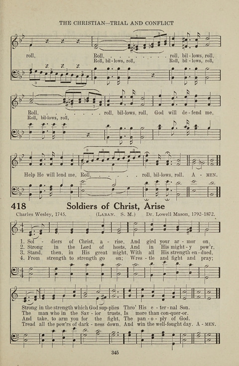 Service Hymnal: with responsive readings, appropriate for all Protestant religious activities page 337