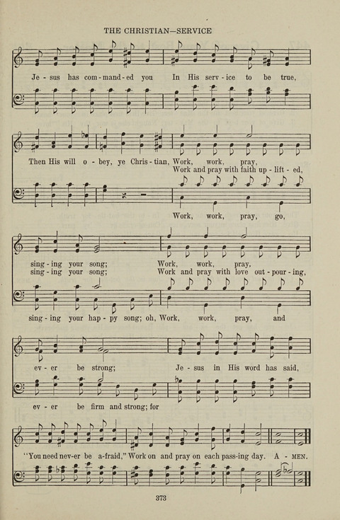 Service Hymnal: with responsive readings, appropriate for all Protestant religious activities page 365