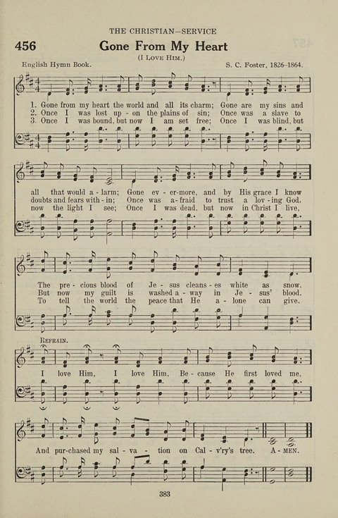 Service Hymnal: with responsive readings, appropriate for all Protestant religious activities page 375