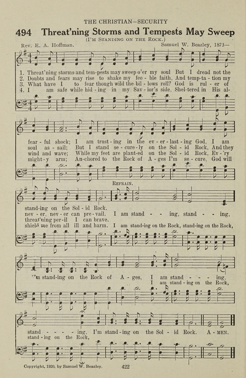 Service Hymnal: with responsive readings, appropriate for all Protestant religious activities page 414