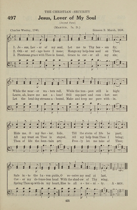 Service Hymnal: with responsive readings, appropriate for all Protestant religious activities page 417
