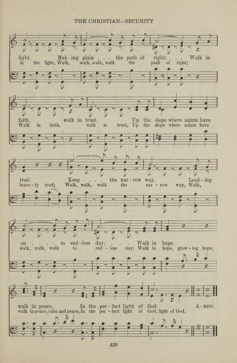 Service Hymnal: with responsive readings, appropriate for all Protestant religious activities page 421