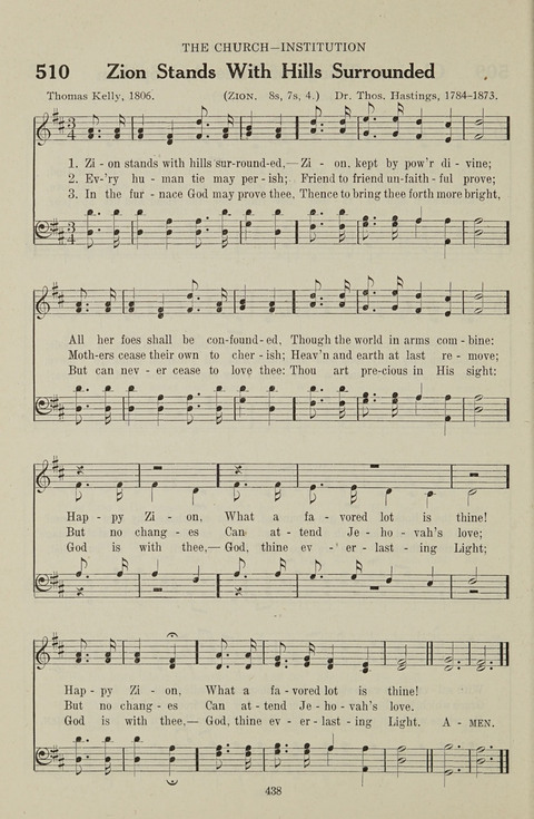 Service Hymnal: with responsive readings, appropriate for all Protestant religious activities page 430