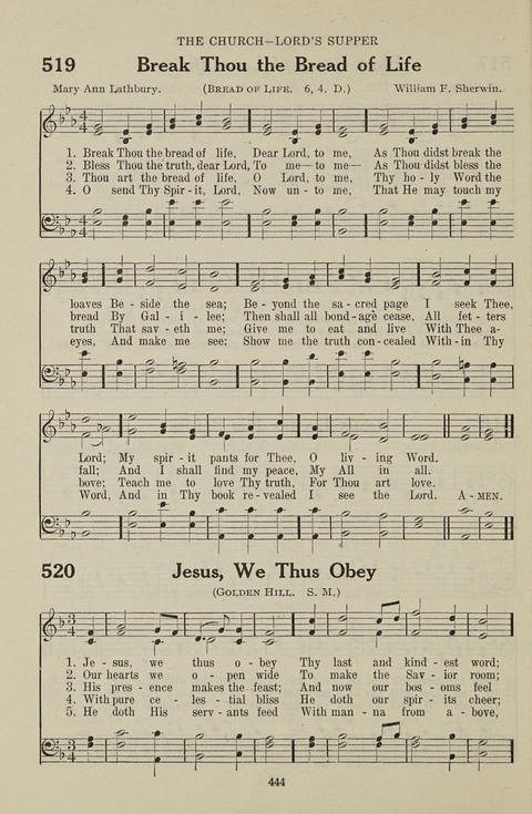 Service Hymnal: with responsive readings, appropriate for all Protestant religious activities page 436