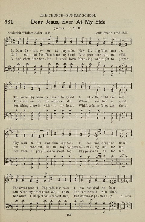 Service Hymnal: with responsive readings, appropriate for all Protestant religious activities page 445