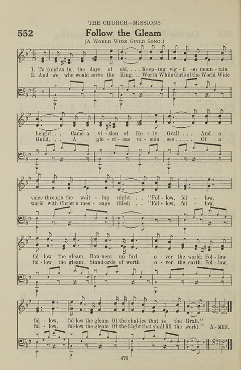 Service Hymnal: with responsive readings, appropriate for all Protestant religious activities page 468