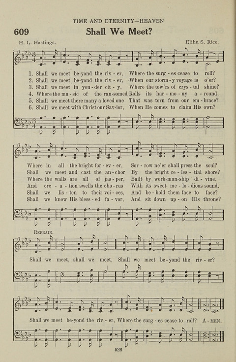 Service Hymnal: with responsive readings, appropriate for all Protestant religious activities page 518