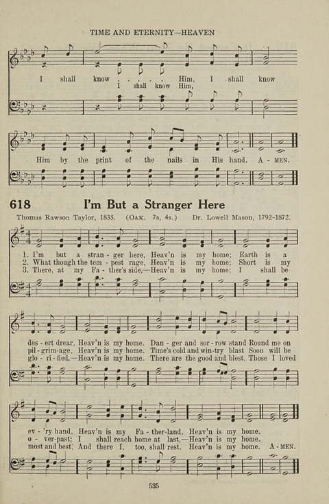 Service Hymnal: with responsive readings, appropriate for all Protestant religious activities page 527
