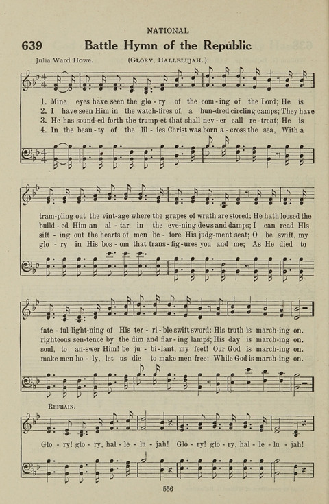 Service Hymnal: with responsive readings, appropriate for all Protestant religious activities page 548