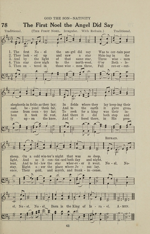 Service Hymnal: with responsive readings, appropriate for all Protestant religious activities page 55