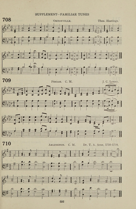 Service Hymnal: with responsive readings, appropriate for all Protestant religious activities page 585