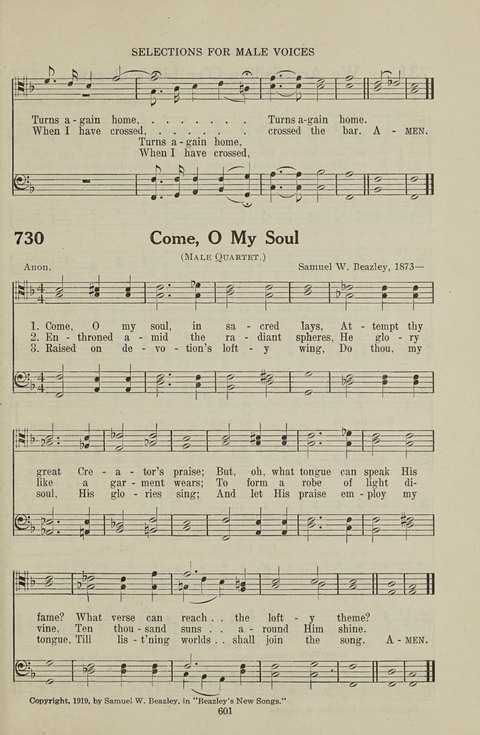 Service Hymnal: with responsive readings, appropriate for all Protestant religious activities page 593