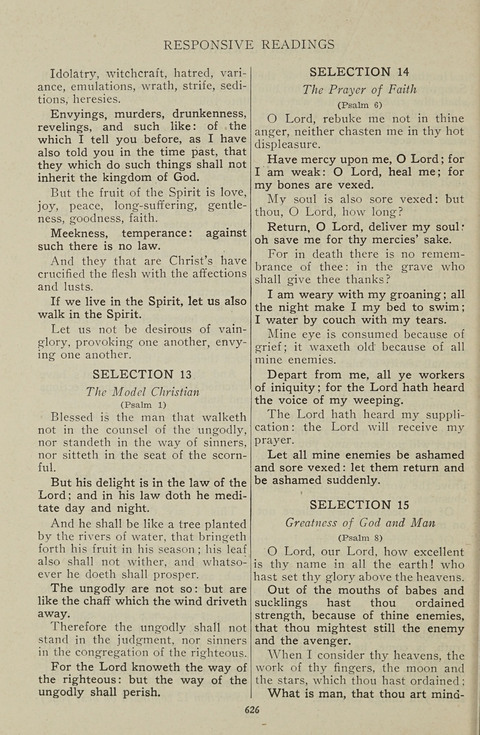 Service Hymnal: with responsive readings, appropriate for all Protestant religious activities page 618