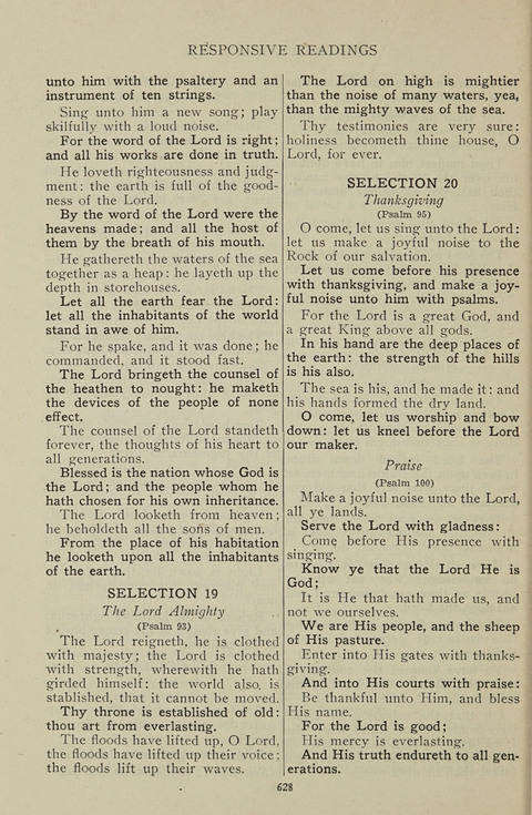 Service Hymnal: with responsive readings, appropriate for all Protestant religious activities page 620