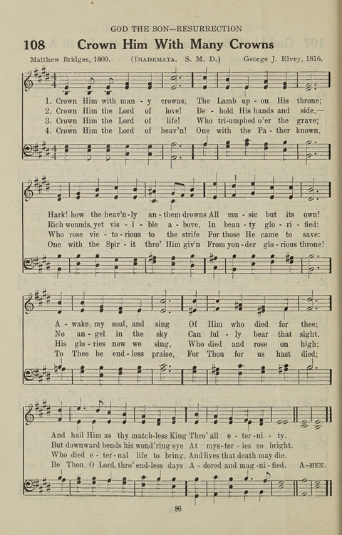 Service Hymnal: with responsive readings, appropriate for all Protestant religious activities page 78
