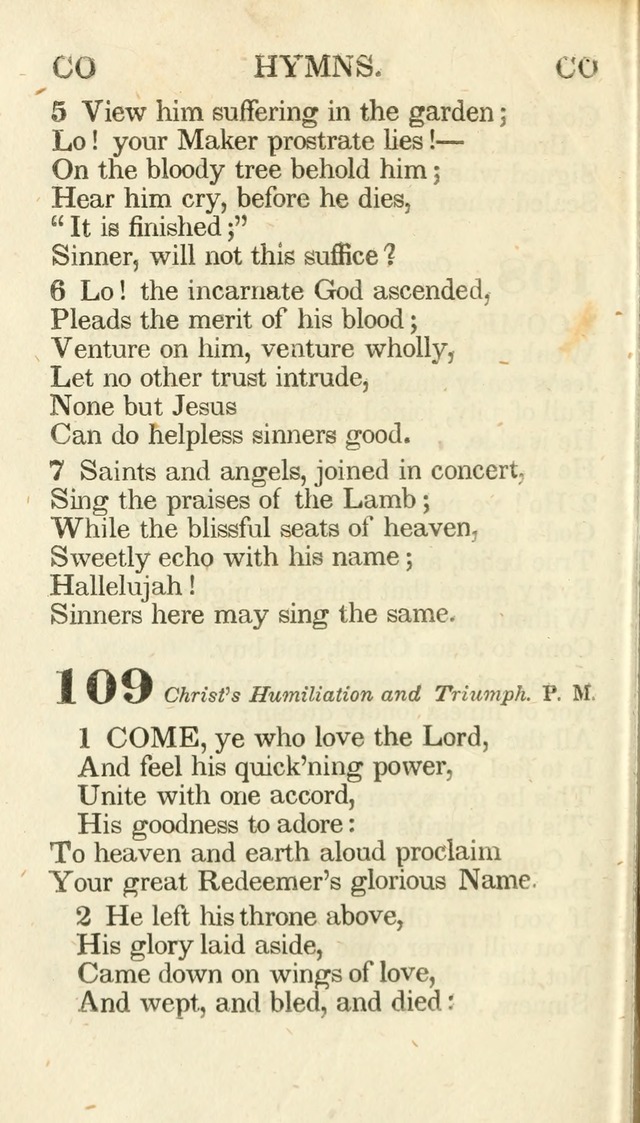 A Selection of Hymns, adapted to the devotions of the closet, the family, and the social circle; and containing subjects appropriate to the monthly concerns of prayer for the success... page 100