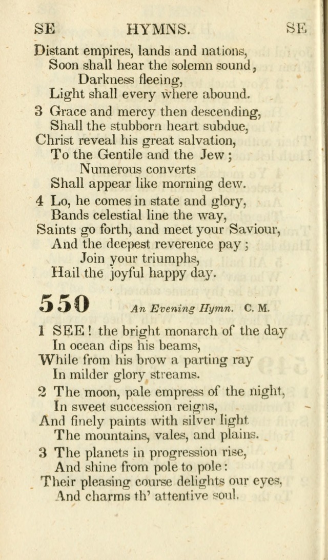 A Selection of Hymns, adapted to the devotions of the closet, the family, and the social circle; and containing subjects appropriate to the monthly concerns of prayer for the success... page 458