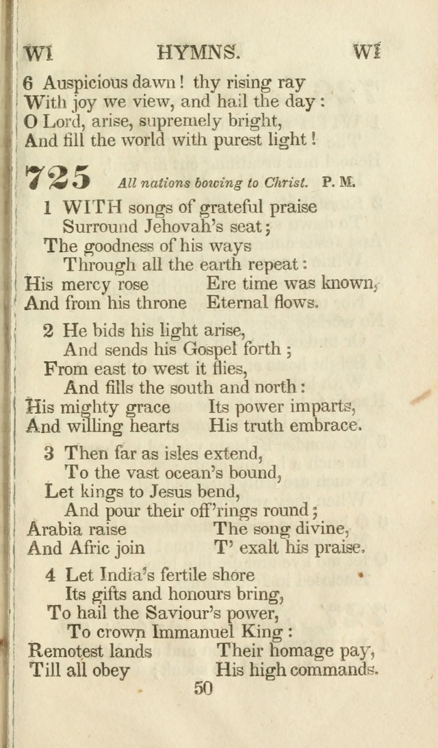 A Selection of Hymns, adapted to the devotions of the closet, the family, and the social circle; and containing subjects appropriate to the monthly concerns of prayer for the success... page 605