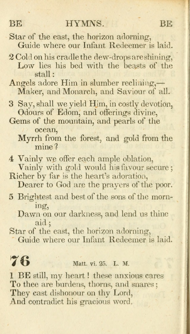 A Selection of Hymns, adapted to the devotions of the closet, the family, and the social circle; and containing subjects appropriate to the monthly concerns of prayer for the success... page 74